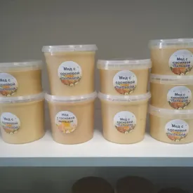 Мёд с сосновой пыльцой