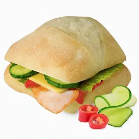 Сэндвич-чиабатта с курицей и сладким чили, 120 г