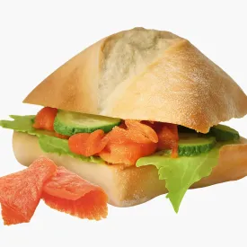 Сэндвич-чиабатта с красной рыбой, 120 г