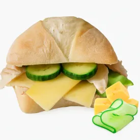 Сэндвич-чиабатта с индейкой и грибным соусом, 120 г