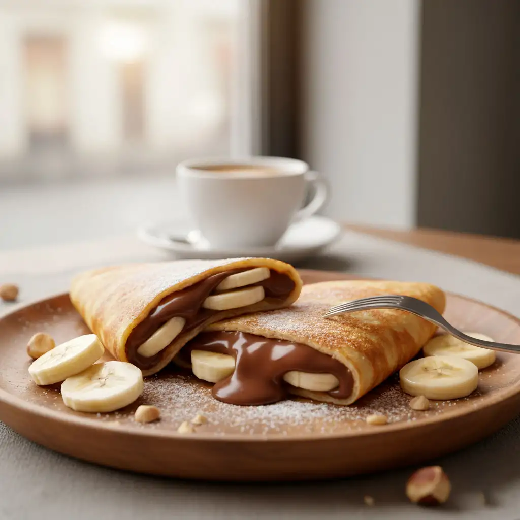 Блин с нутеллой и бананом, 1 шт.