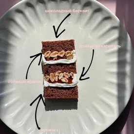 Бенто-торт сникерс