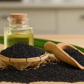 Жмых черный кунжут, 250гр.
