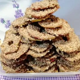 Яблочные колечки с начинкой
