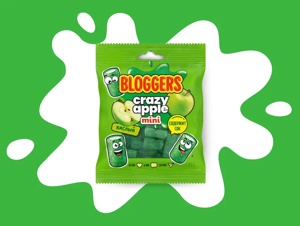 Мармеладные мини‑трубочки в кисло-сладкой обсыпке, в ассортименте фото 3