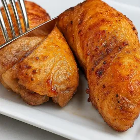 Рулетики из куриного бедра с сыром и черносливом