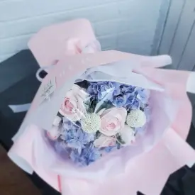 Букет из зефира, 19 см