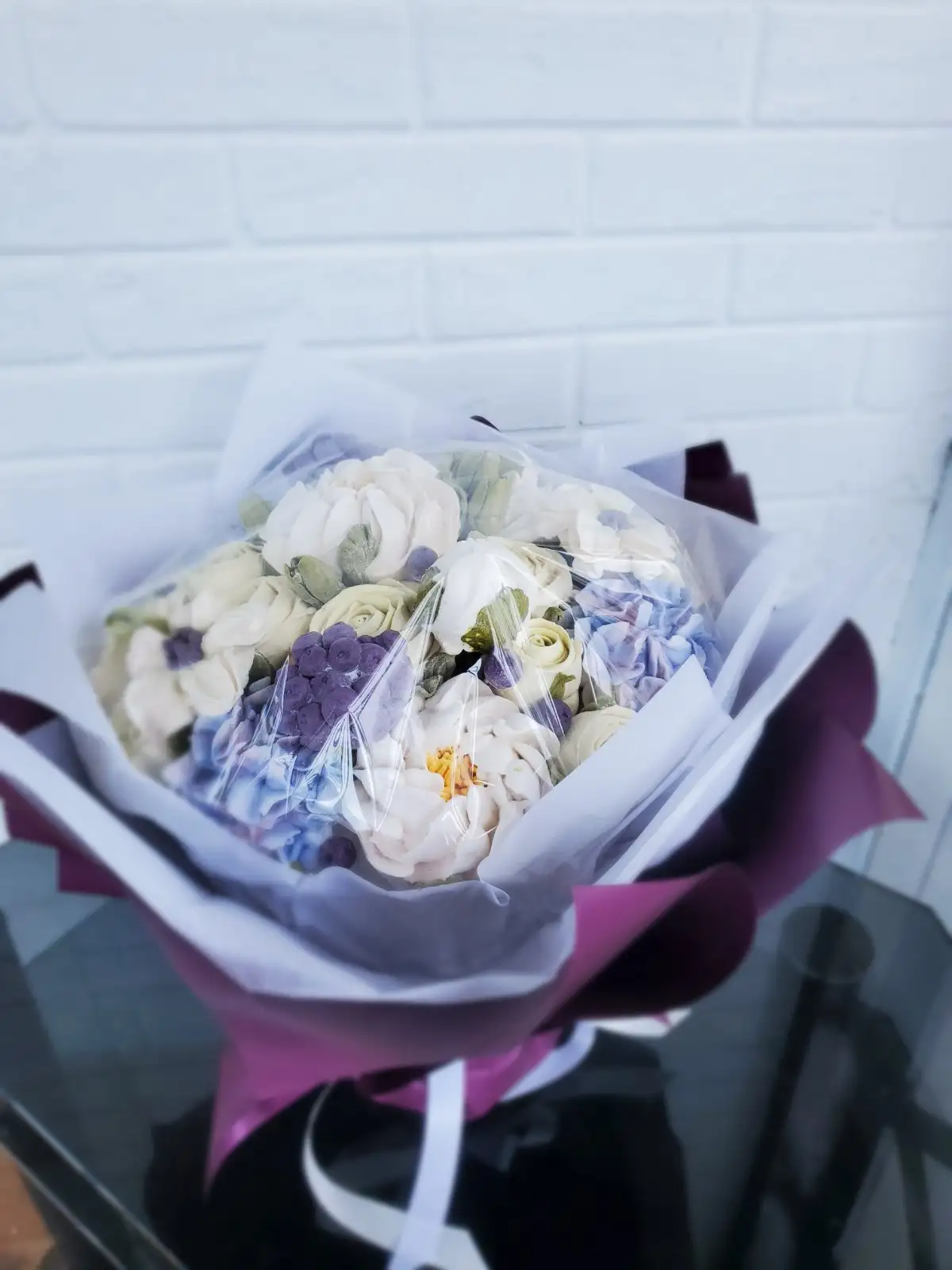 Букет из зефира, 29 см фото 5