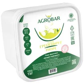 Пюре замороженное Грейпфрут (Помело), 1 кг.