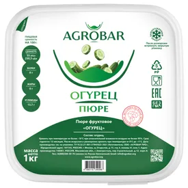 Пюре замороженное Огурец, 1 кг.