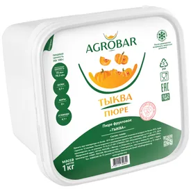 Пюре замороженное Тыква, 1 кг.
