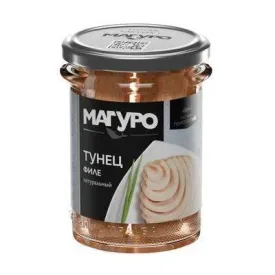 Тунец Магуро, филе, натуральный, 200 г