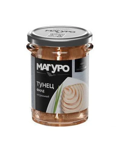 Тунец Магуро, филе, натуральный, 200 г