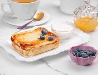 Пудинг творожный с изюмом, 250гр.