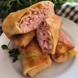 Блинчики с ветчиной и сыром, 8 шт.