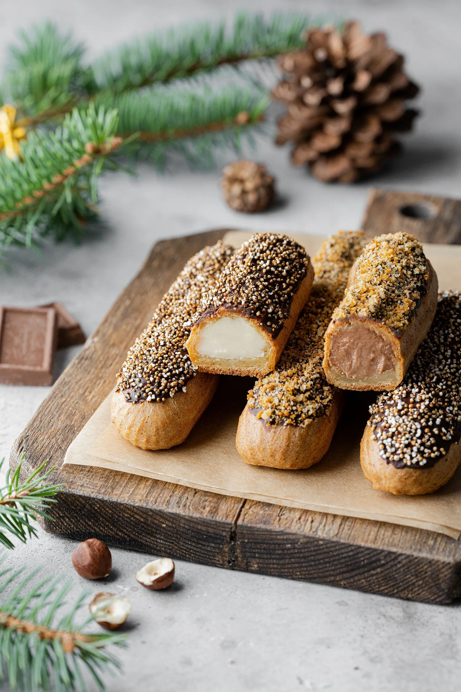 Эклеры в ассортименте фото 1