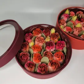 Зефир премиум-класса в круглой коробке с окошком, 21 см