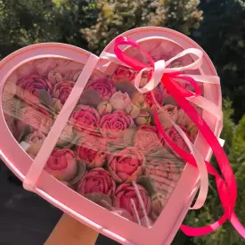 Зефир в коробке «Сердце», большой