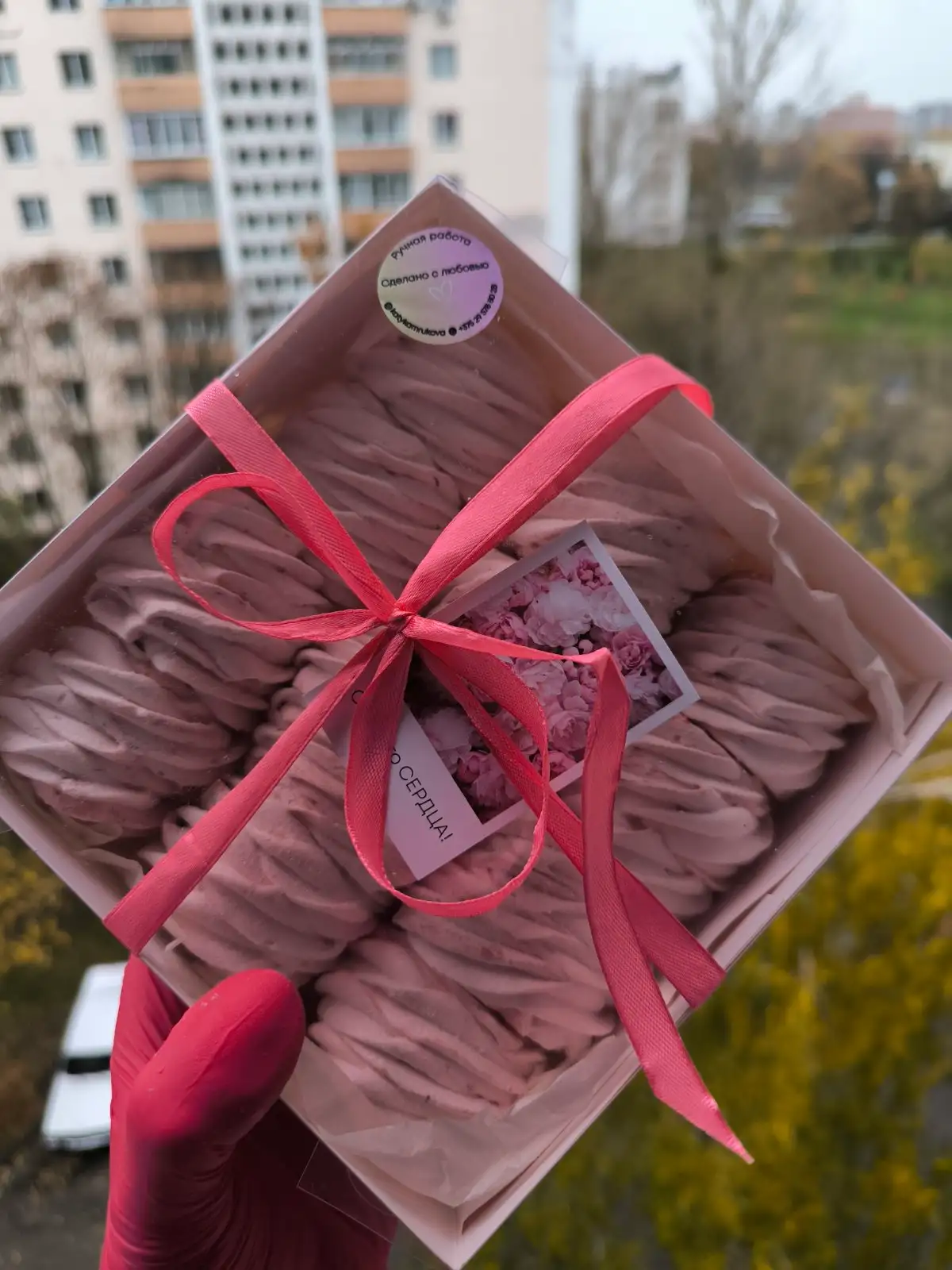 Зефир в коробочке-комплимент фото 1