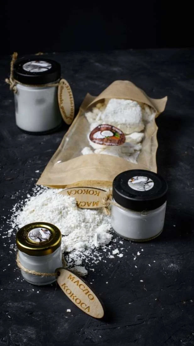 Мука кокосовая цельнозерновая, 300гр.
